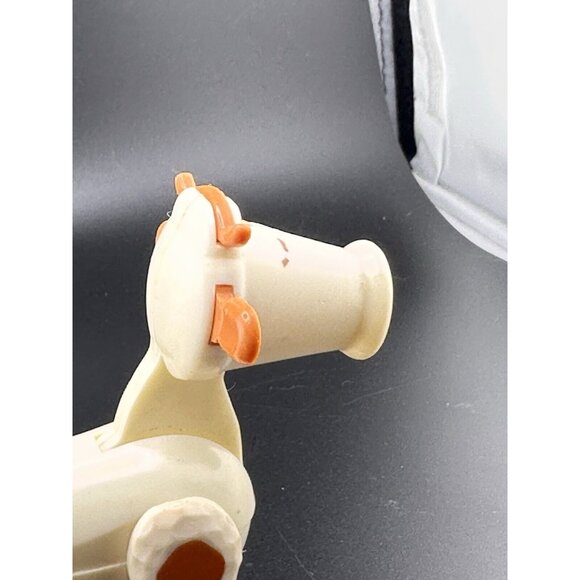 Vtg Fisher Price Little People Farm Animals Playset White And Brown Cow READ - Picture 3 of 16